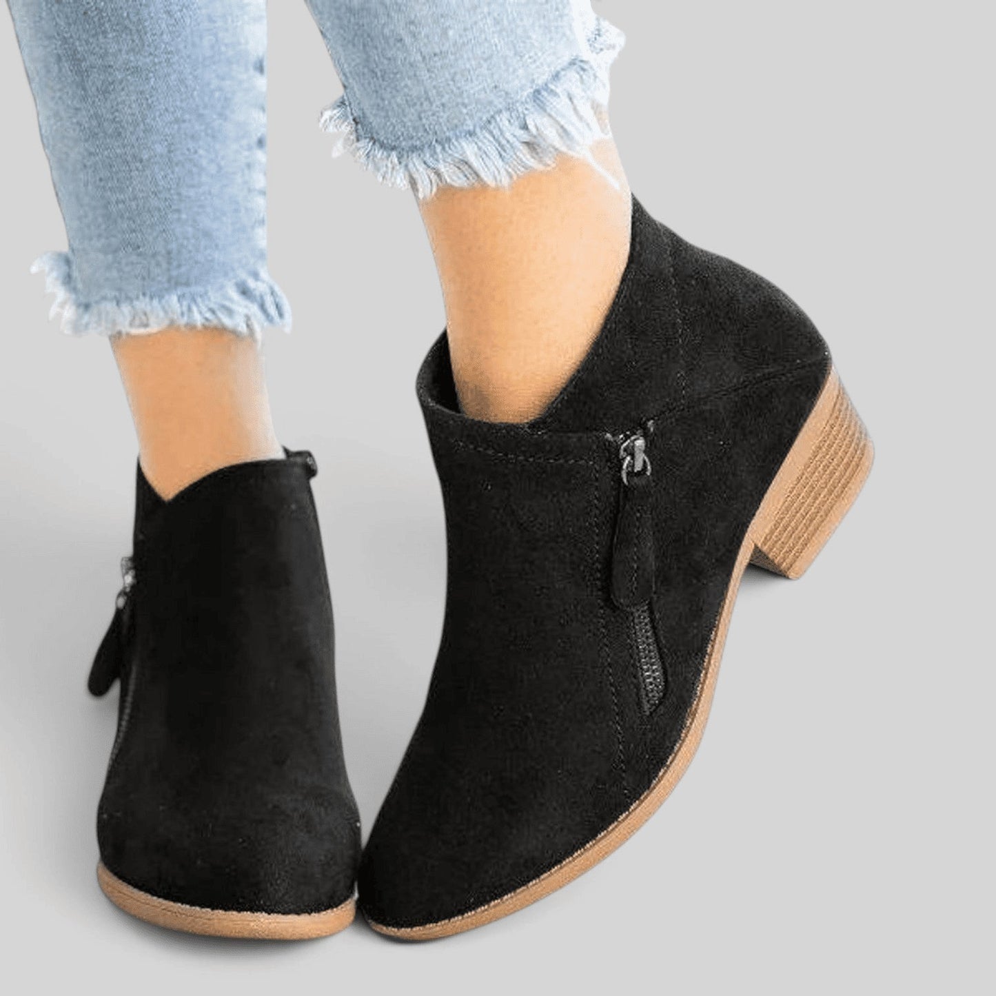 Evelyn | Women's Classic Block Heel Ankle Boots