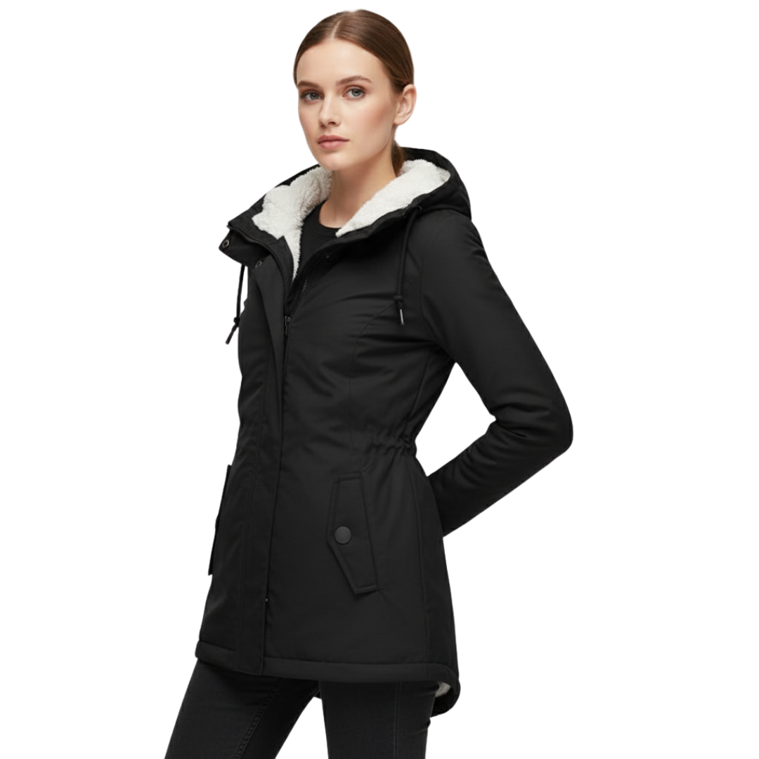 Ruth | Hooded Winter Jacket With Longline Everyday Fit