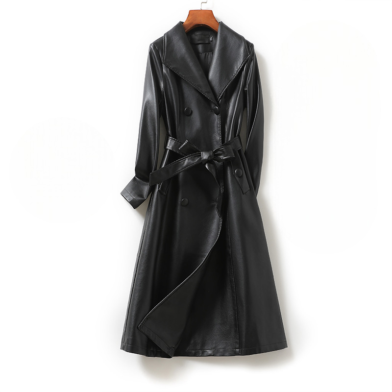 Lucy | Trench Coat With Wide Lapels and Self Tie Belt