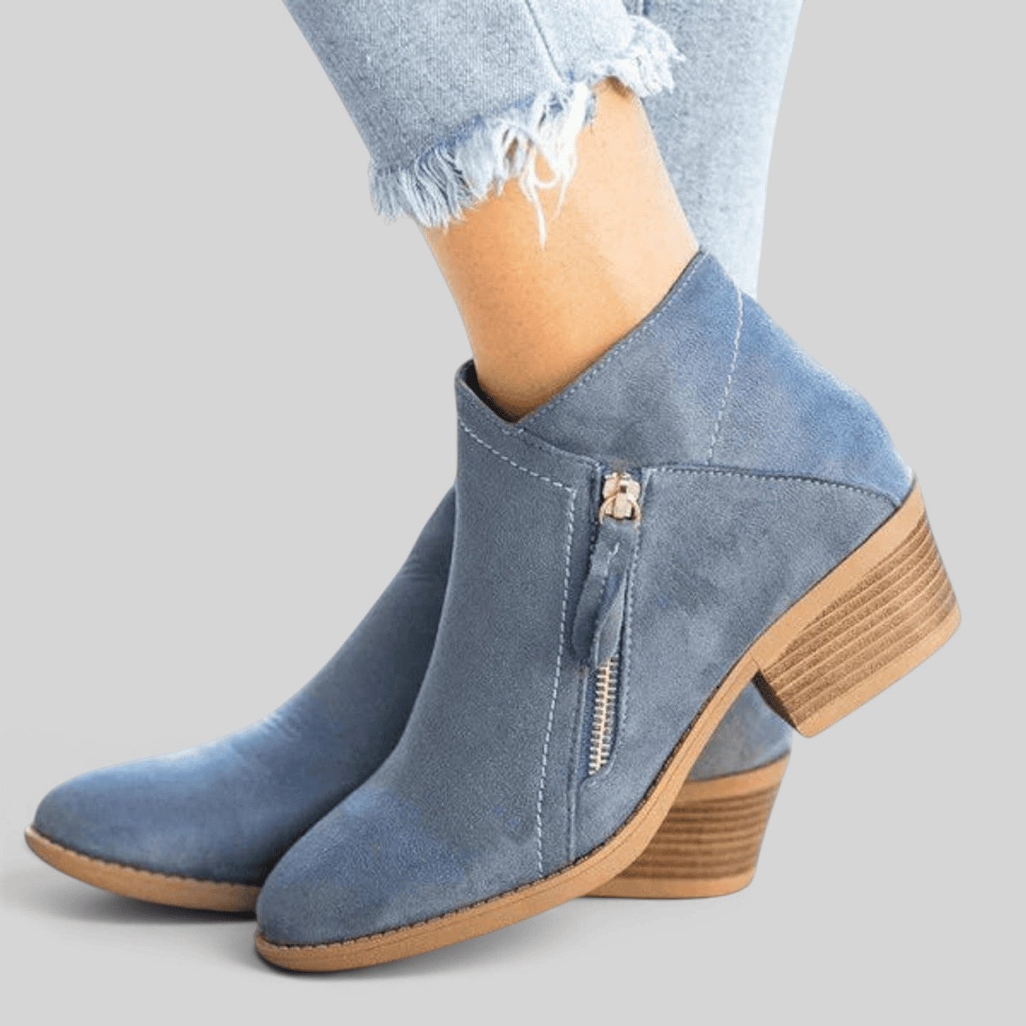 Evelyn | Women's Classic Block Heel Ankle Boots