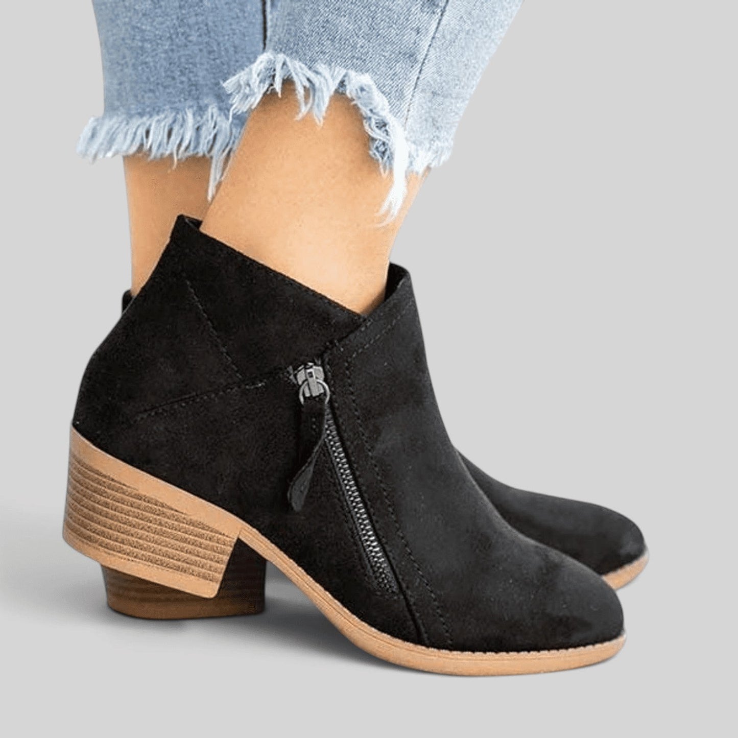 Evelyn | Women's Classic Block Heel Ankle Boots