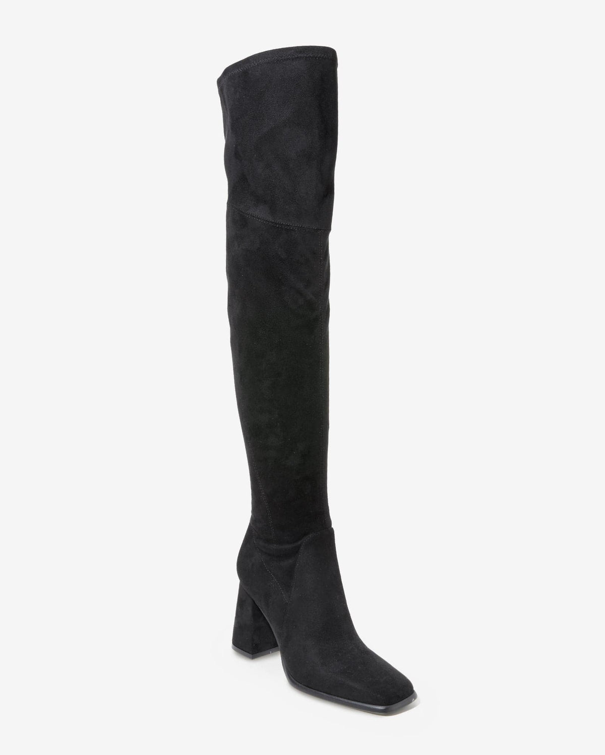 Over-the-knee boot with a square toe and block heel, shown from a front angle._0