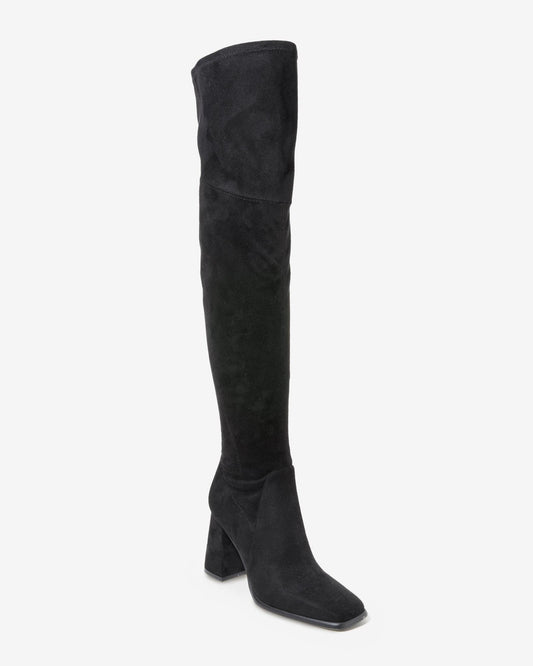 Over-the-knee boot with a square toe and block heel, shown from a front angle._0