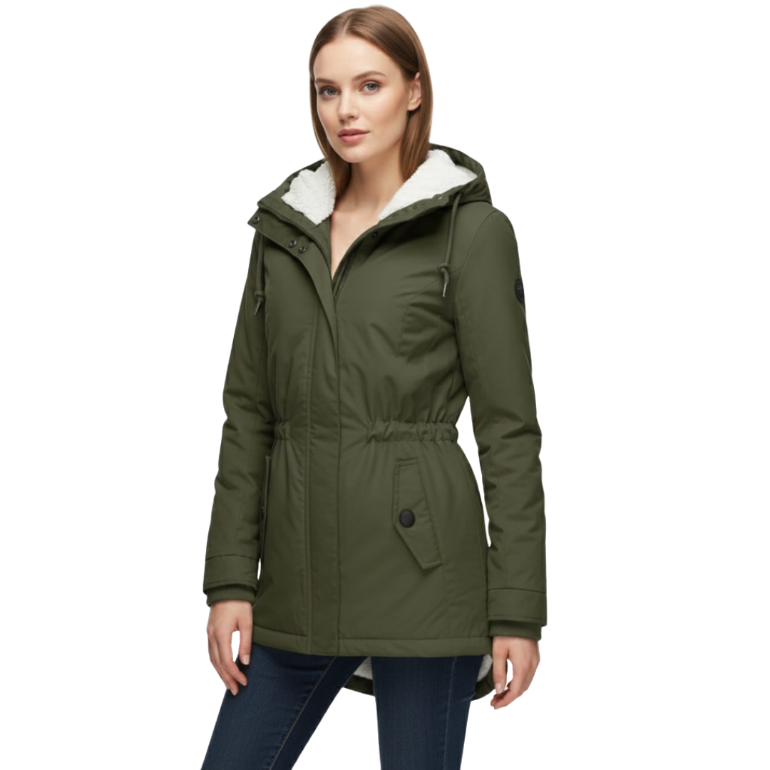Ruth | Hooded Winter Jacket With Longline Everyday Fit